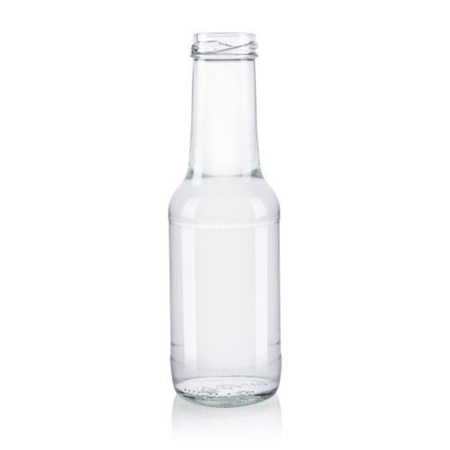 300ml Flint Glass Round Tall Neck Sauce Bottle 38mm Twist Finish - Pallet