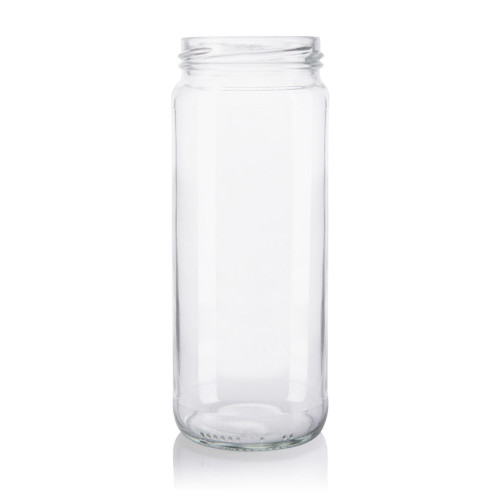 467ml Flint Glass Round Jar 63mm Twist Finish - Carton