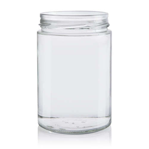 580ml Flint Glass Ergo Jar 82mm Deep Twist Finish - Pack