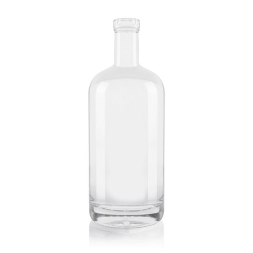 700ml Flint Glass Polo Bottle Cork Finish - Pallet