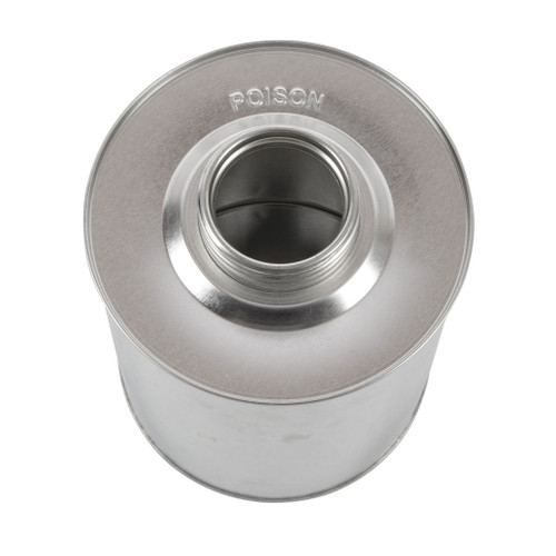 1Ltr Silver Plain Both Sides DGA Micro Drum 44mm Screw Neck