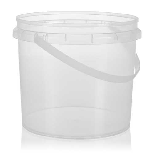 2.2Ltr Clear Round Pail T/E Finish