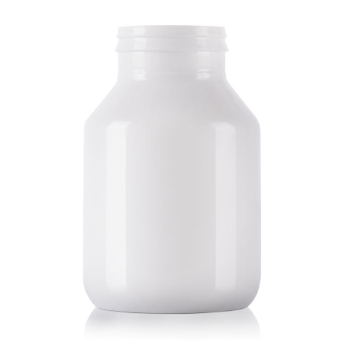 155ml White Plastic Tabloid Bottle 38mm Tearband Finish