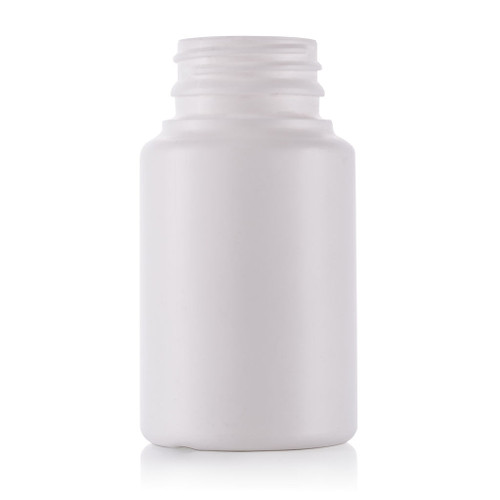 150ml White Plastic Tablet Bottle 38mm T/E Finish