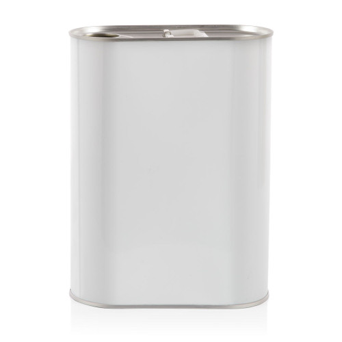 5Ltr White Outside, Lacquer Inside Tinplate Flask 43mm REL Finish