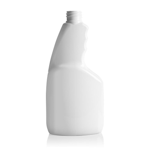 500ml White Plastic Trigger Bottle 28mm 410 Finish