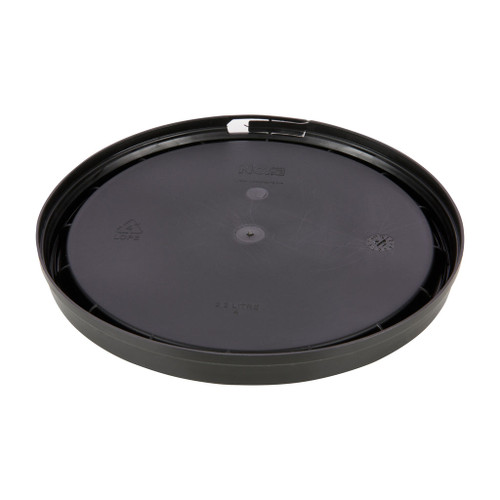 165mm Black Plastic Round T/E Lid
