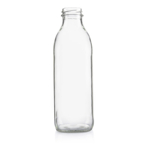 750ml Flint Glass Multi-Serve Beverage Bottle 43mm Twist Finish - Pack