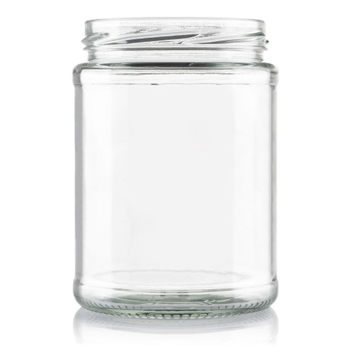 500ml Flint Glass Panelled Food Jar 82mm Twist Finish - Pallet