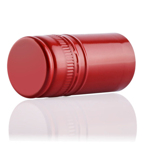 30x60mm Gloss Red Aluminium Supervin BVS Cap
