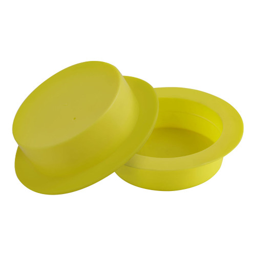 58mm Yellow Plastic Hat Cap