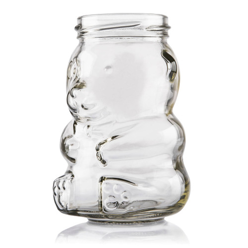 280ml Flint Glass Honey Bear Jar 58mm Twist Finish