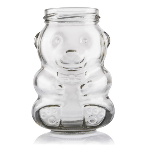 280ml Flint Glass Honey Bear Jar 58mm Twist Finish