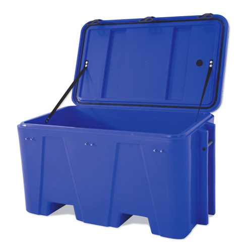 250Ltr Blue Cool Bin Hinge Lid