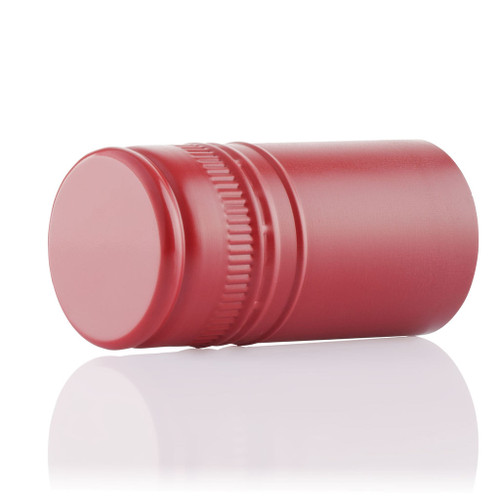 30x60mm Dark Red Satin Varnish Aluminium BVS Cap