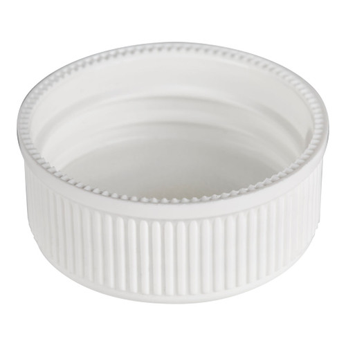 38mm 410 White Plastic Screw Cap with Liner