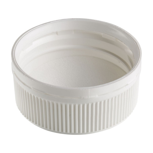 45mm White Plastic Tamper Evident Cap with Liner