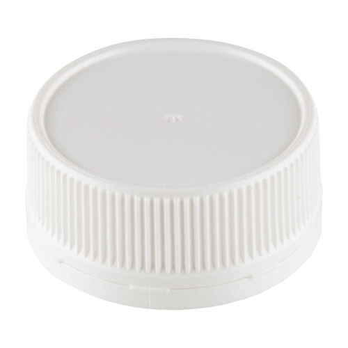 45mm White Plastic Tamper Evident Cap with Liner