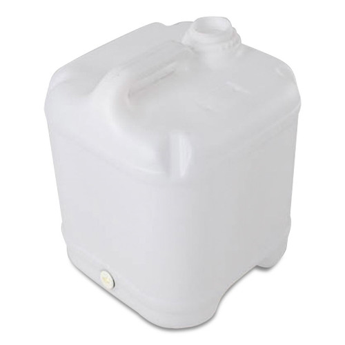 20Ltr Natural Plastic DG Drum 58mm Black T/E Cap