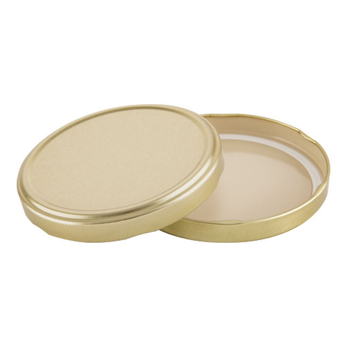 100mm Gold Metal Twist Cap