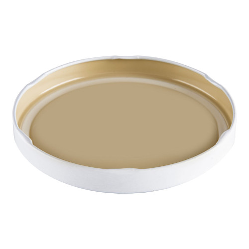 100mm White Metal RTS Twist Cap