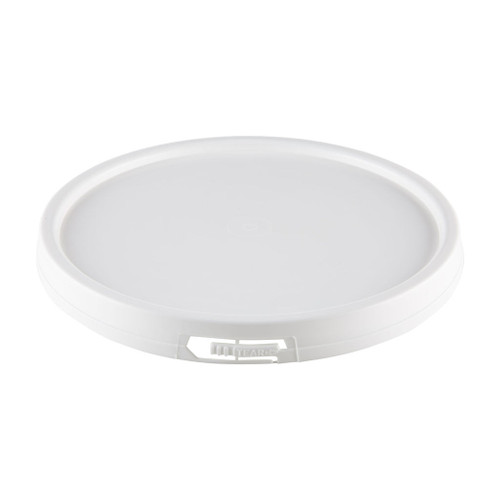 219mm White Plastic Tamper Evident Pail Lid