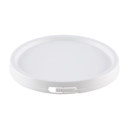 165mm White Plastic Round T/E Lid