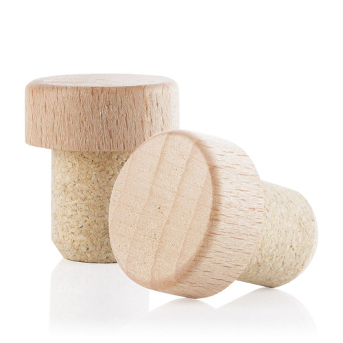 28 x 11.5 x 18.5mm Natural Wooden Cork Stopper