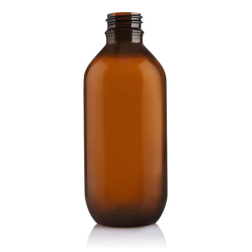 200ml Amber Plastic Pharma Bottle 24mm T/E Finish