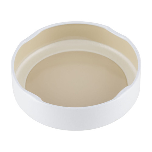 70mm White Metal Deep Twist Cap