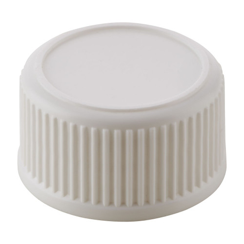 28mm 405 White Plastic Screw Cap with Liner
