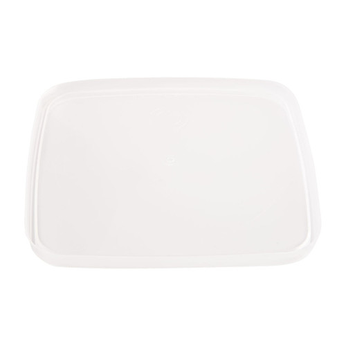 82mm Clear Plastic Square Snap on Lid