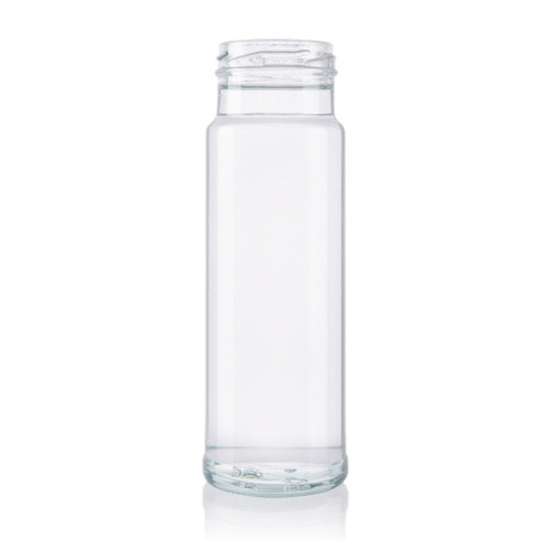 250ml Flint Glass Round Tower Jar 48mm Twist Finish - Pallet