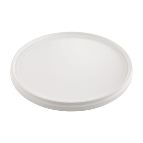 196mm White Plastic T/E Pail Lid