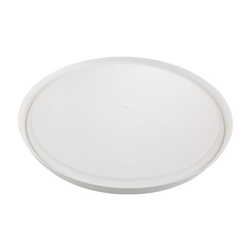 196mm White Plastic T/E Pail Lid