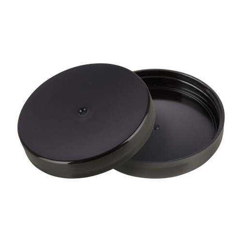 77mm Black Plastic Smooth Screw Cap