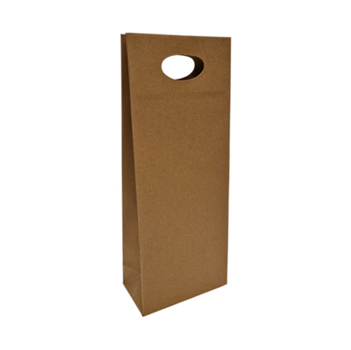 Double Bottle Brown Kraft Premium Gift Bag