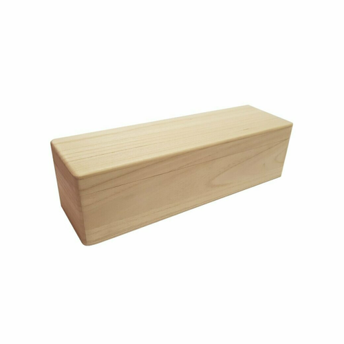 Single Bottle Paulownia Wood Hinged Magnetic Gift Box