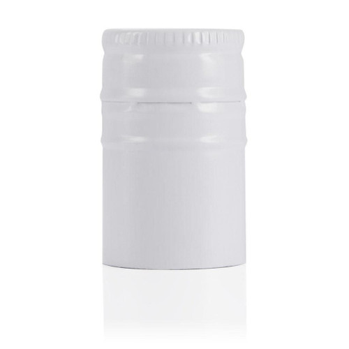 25x42mm White Aluminium ROPP Cap