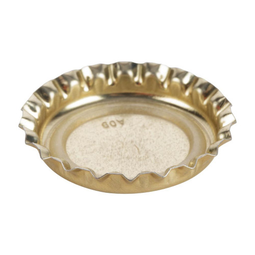 26mm Gold Metal Crown Seal Closure Universal Liner