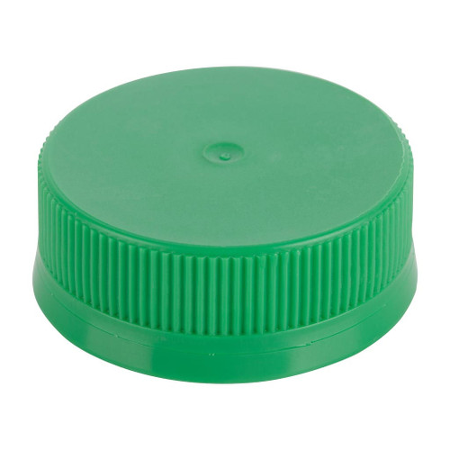 38mm Green Plastic Slitloc T/E Cap with Liner