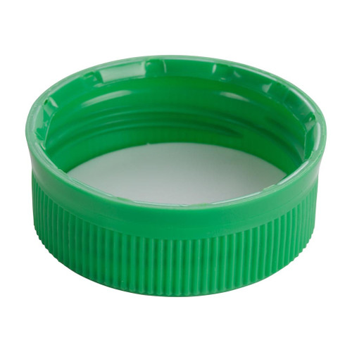 38mm Green Plastic Slitloc T/E Cap with Liner