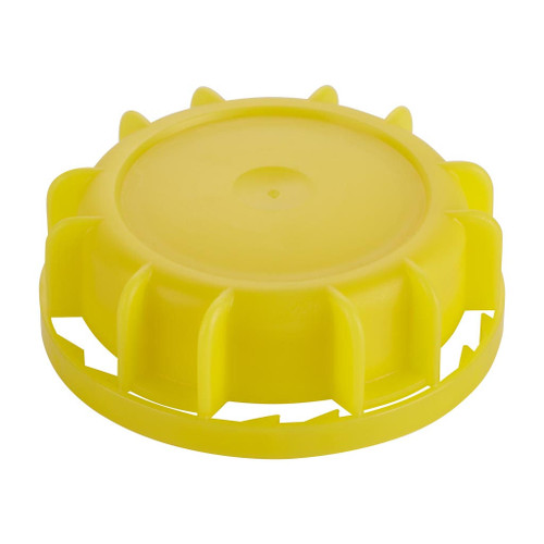 58mm Yellow Plastic Tamper Evident Drum Cap with Gasket
