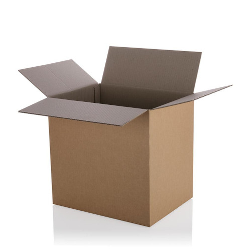 12 x 750ml Punted Burgundy Bottle Cardboard Carton -  313 x 235 x 298mm
