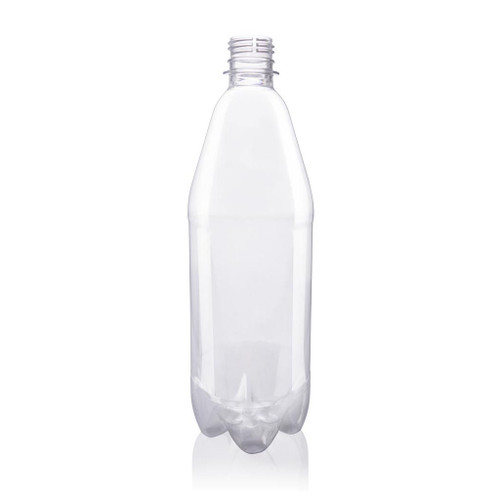 750ml Clear Plastic CSD Wimmers Bottle 28mm Alcoa Finish