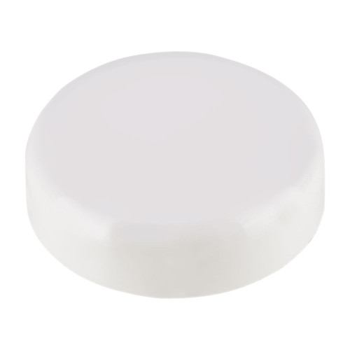 50mm White Plastic Round Top Screw Cap