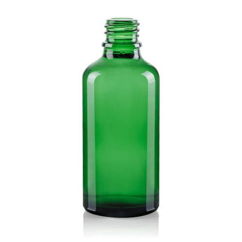 50ml Green Glass Drop Dispensing Bottle 18mm T/E Finish