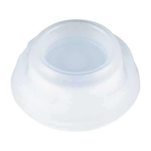42mm White Plastic Push On Cap with Pourer