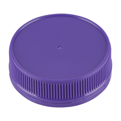 63mm Purple Plastic Tamper Evident Polyseal Cap with Liner