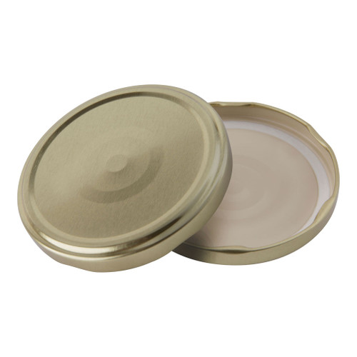 82mm Gold Metal Twist Cap